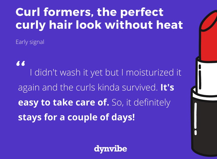 Curl formers, the perfect curly hair look without heat