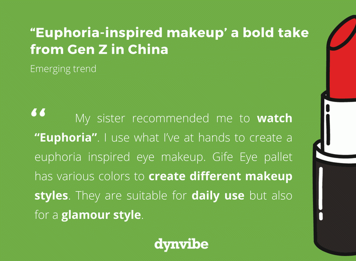 “Euphoria-inspired makeup”a bold take from Gen Z in China